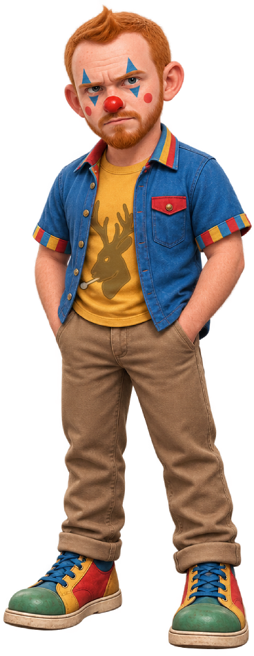 Stylized depiction of Joel Walker