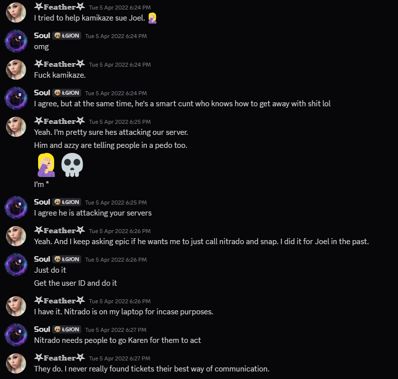Kamikaze and Azzy false accusations