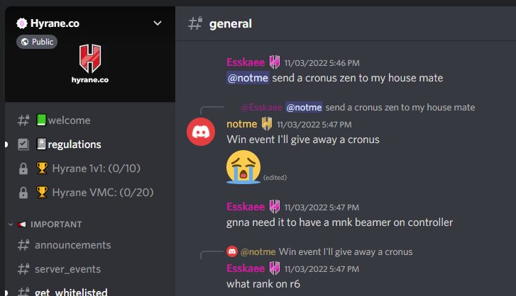 Links sent to Feather 6