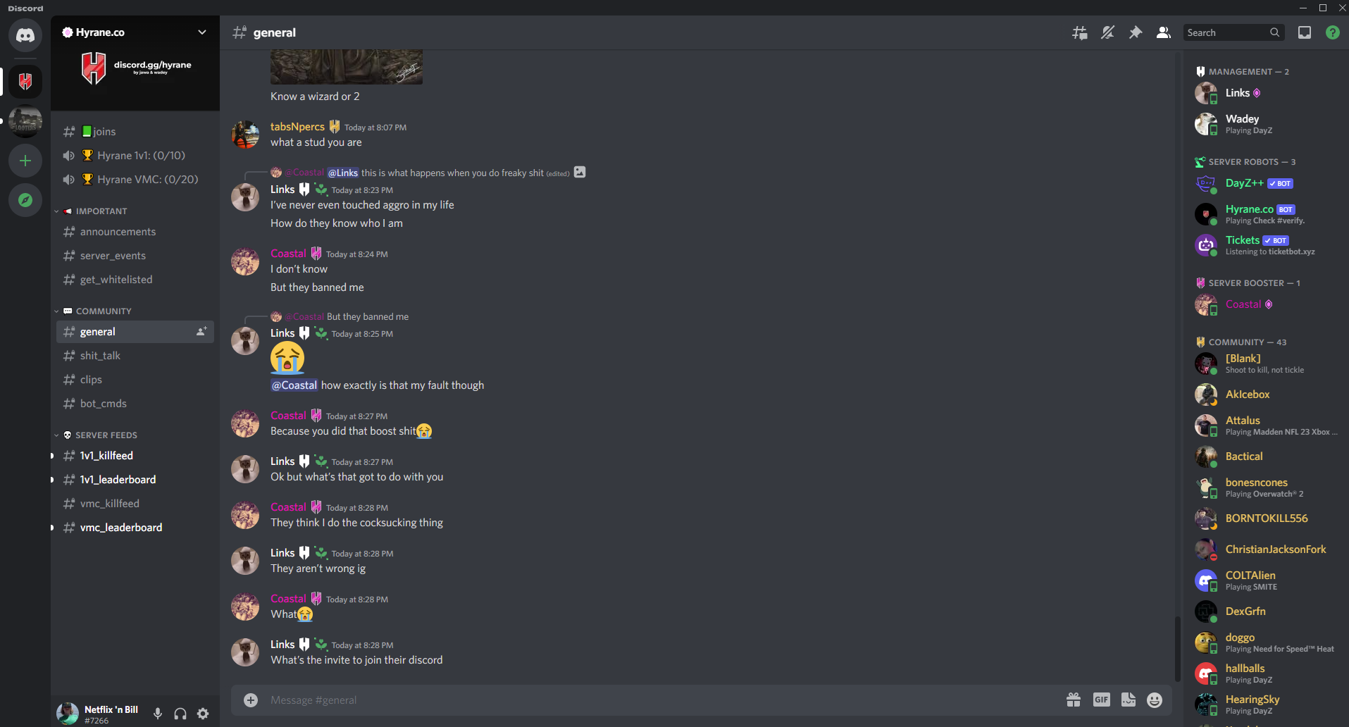 Links sent to Feather