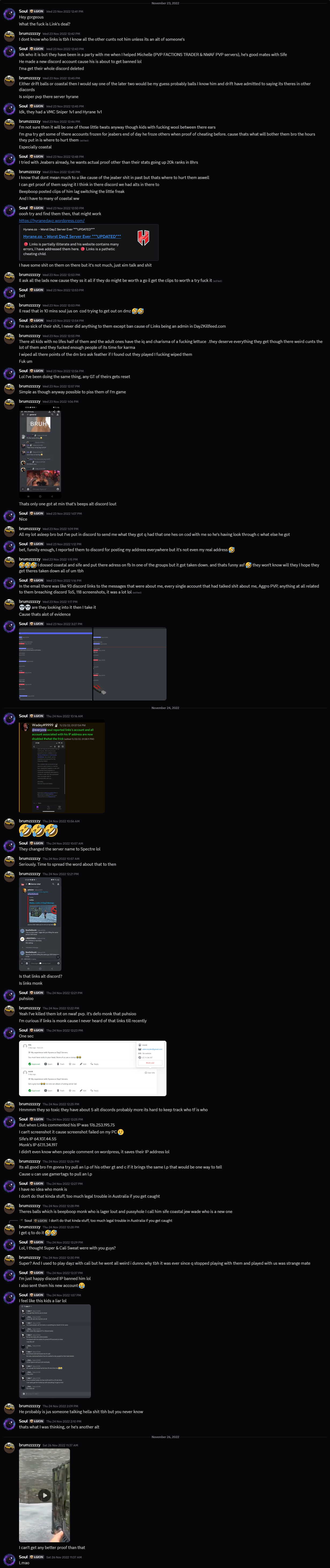 Links drama Brumzy