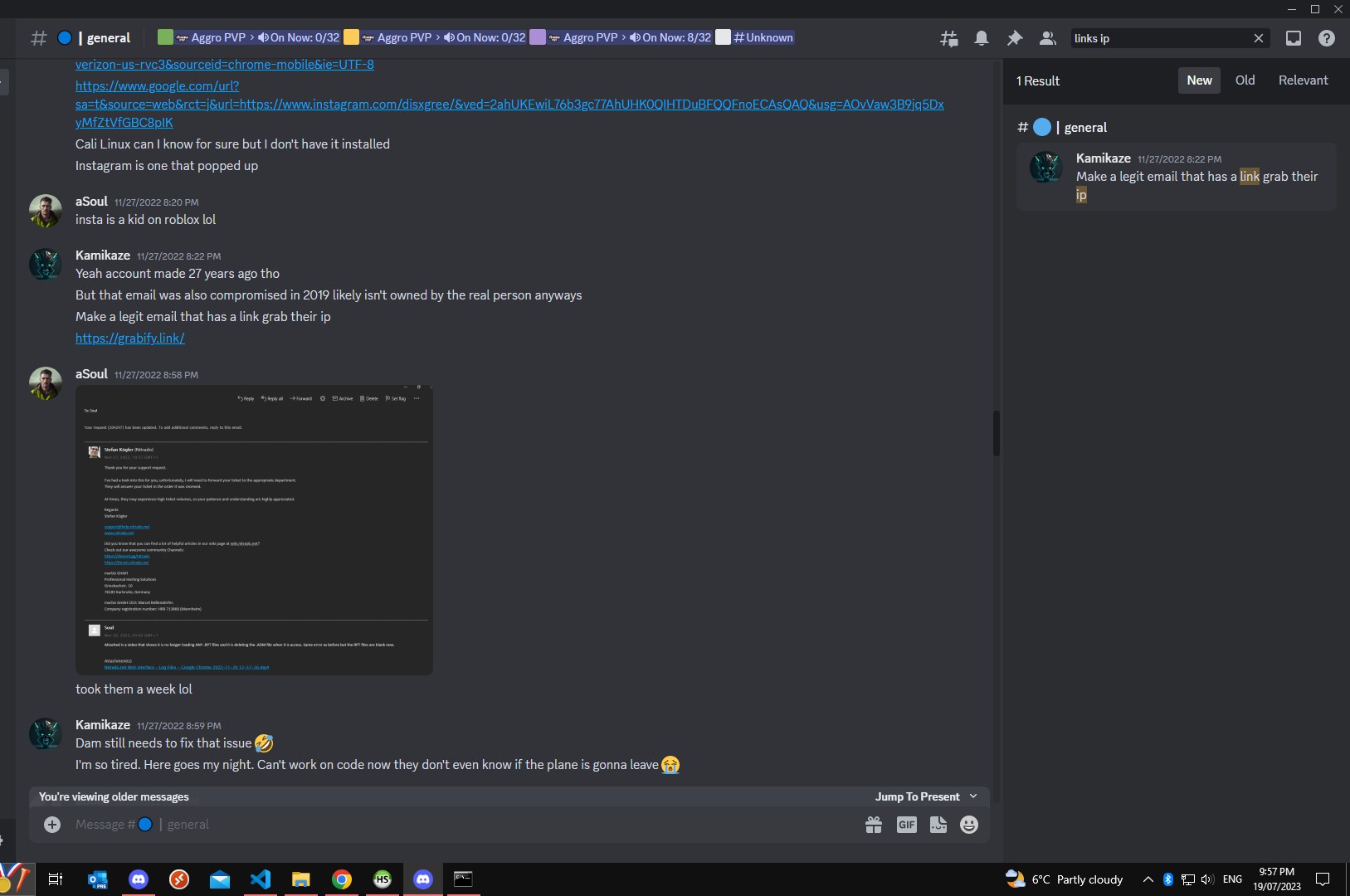 Kami telling to pull IPs 3