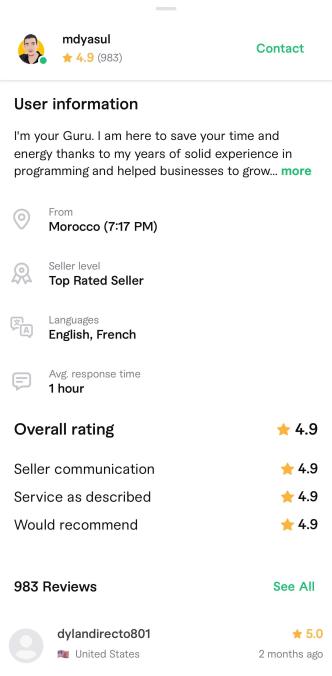Fiverr harassment target