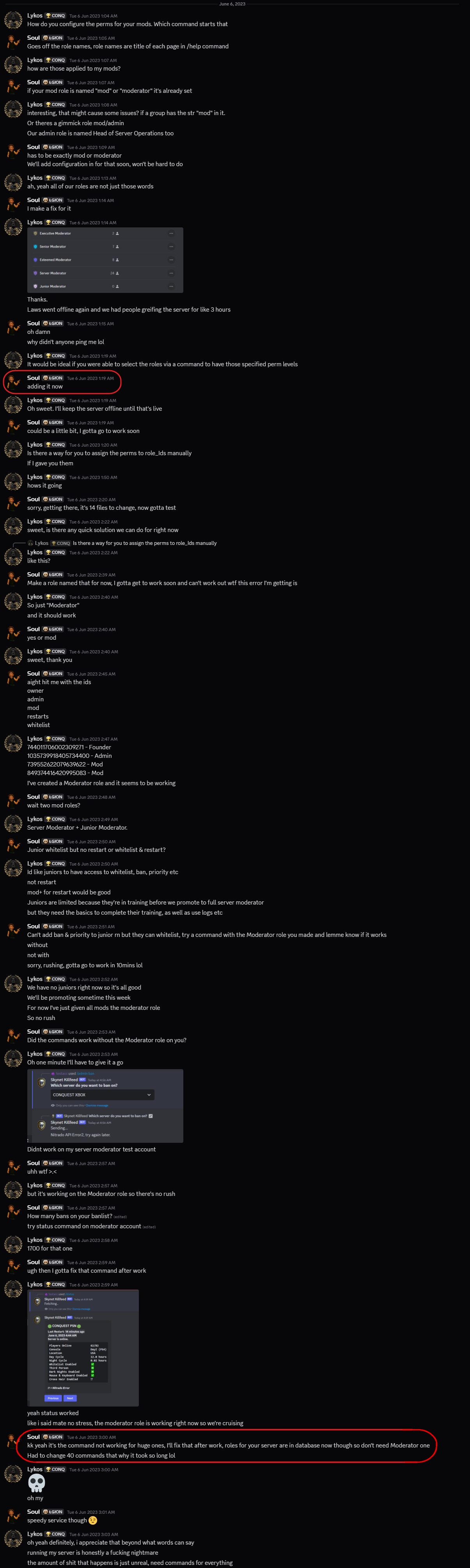 Soul reworked 40 commands
