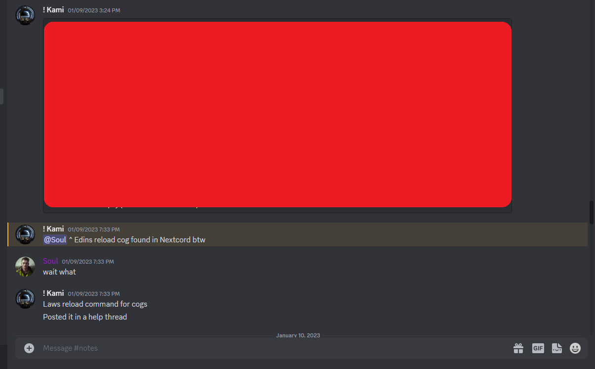 Reload code stolen