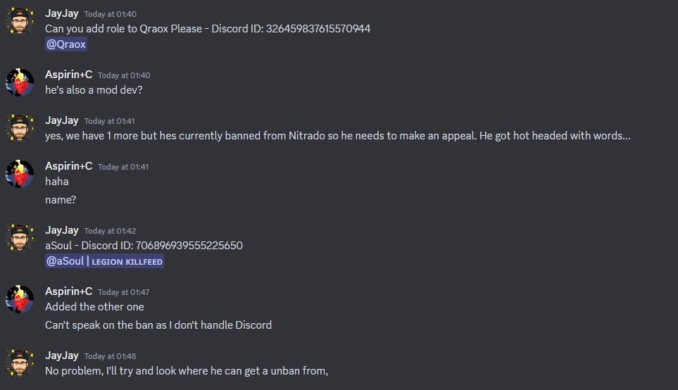 Nitrado API ban