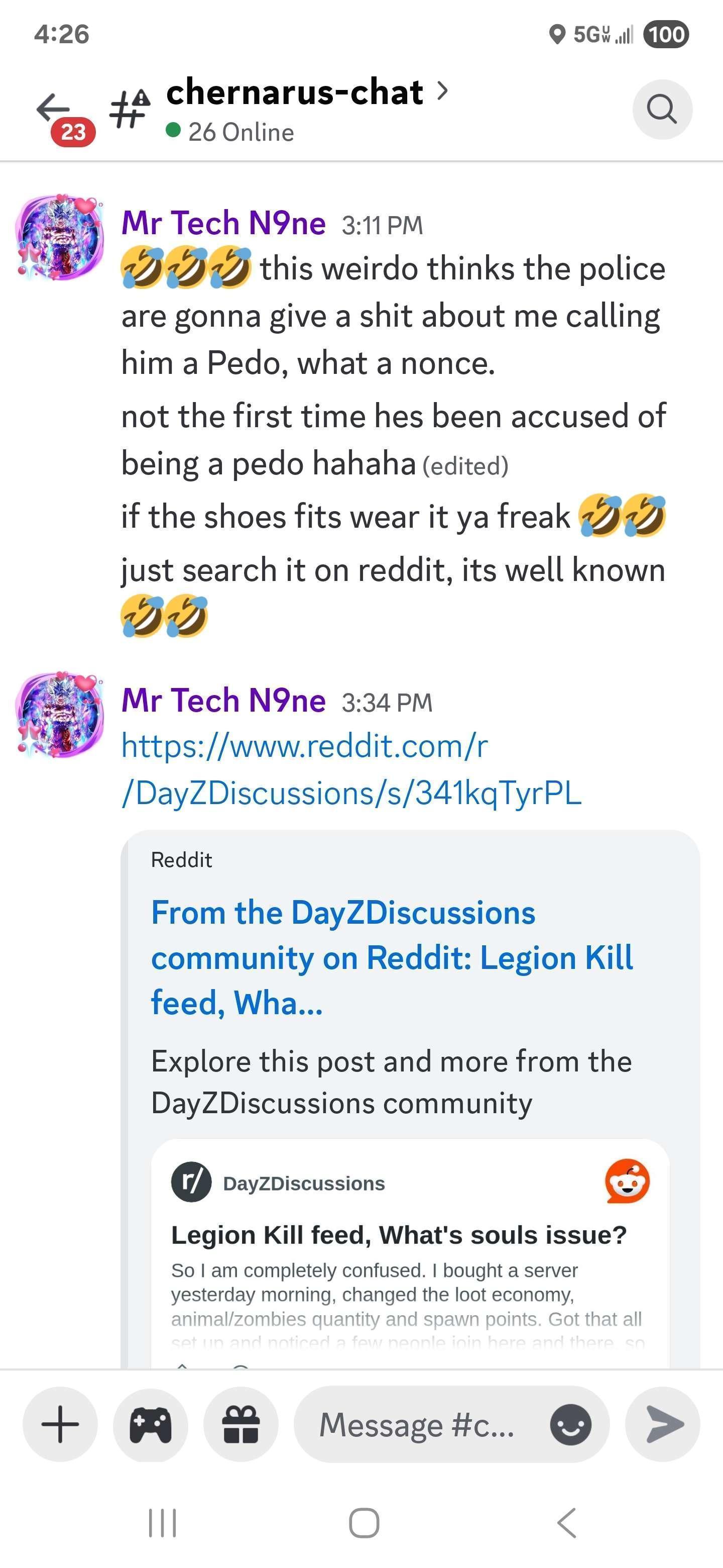 MrTech Reddit pedo claim