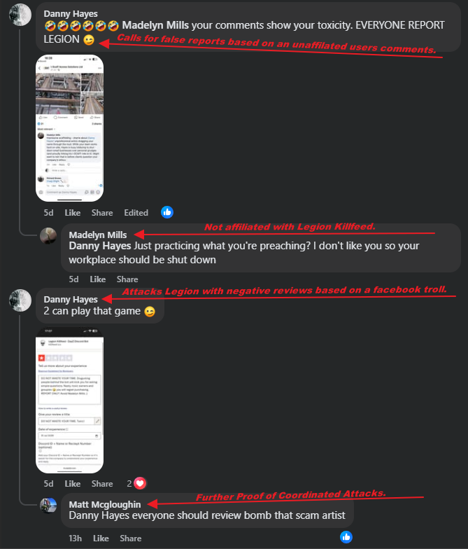 Harassment proof