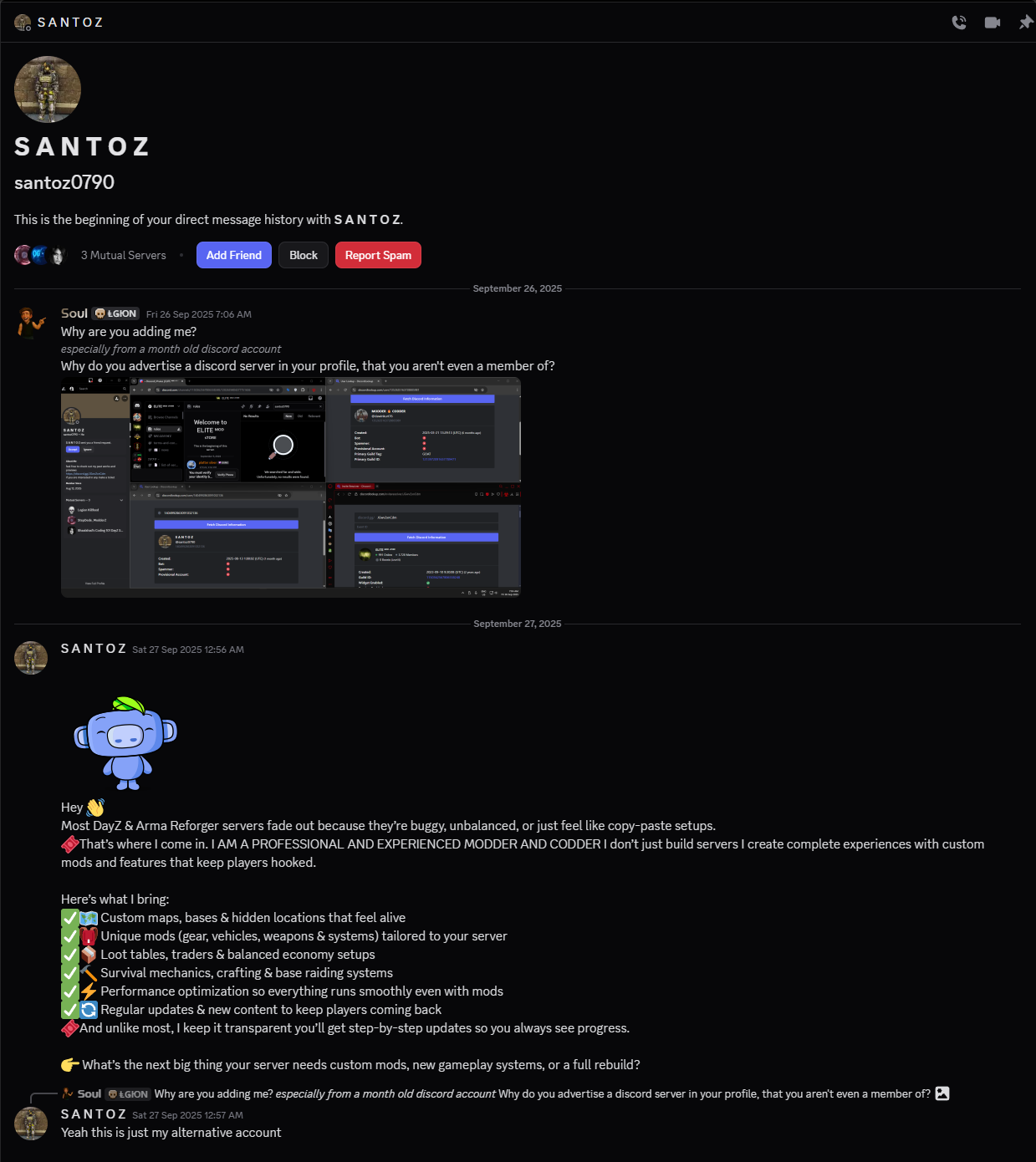 Daniel Santos modder