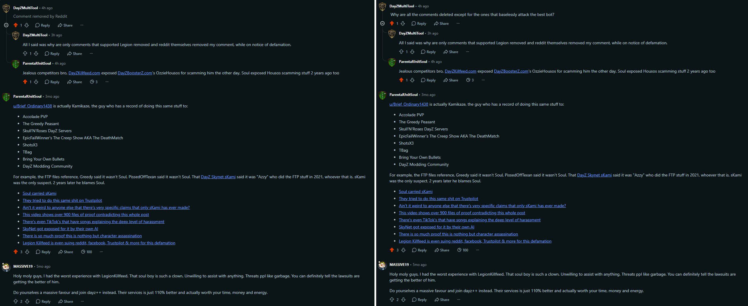 Selective Reddit moderation