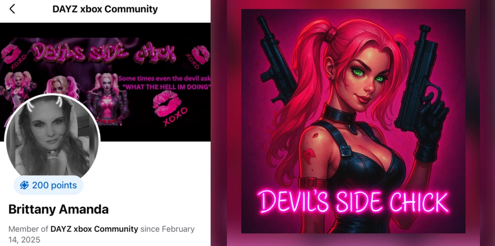 Brittany Amanda / Devil's Side Chick comparison